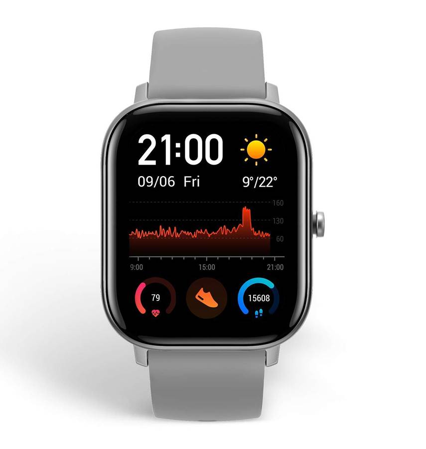 Amazfit GTS Smart Watch – Lava Grey | Stylish & Lightweight, Hypoallergenic, Perfect for Daily Wear image 0