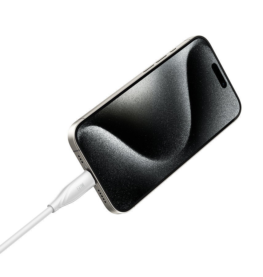MVR Charging Cable - White |60W, 1m USB C, Fast Charging Cable image 6