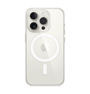 iPhone 15 Pro Magsafe Case - Clear | Shockproof Protection, 2mm Hard Back Cover image 0