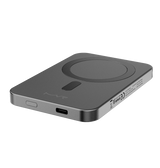 MVR Wireless MagSafe Power Bank - Black | Snap 5000mAh, Ultra Slim Portable Charger image 2