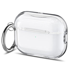 AirPods Pro/Pro 2 Case – Clear/Silver | Shockproof Aluminium Full Protective Cover image 0