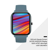 Amazfit GTS Steel Blue Band - Premium Silicone, Soft - Touch Finish, Secure Buckle Closure image 2