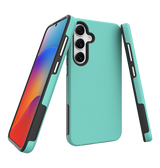 Samsung Galaxy S25 MagSafe Case - Mint | Triangle Texture Rugged Shockproof Cover image 3