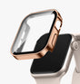 Apple Watch 41mm Protective Case – Rose Gold |360° , Tempered Glass Screen Guard + Card Storage image 0