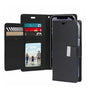iPhone 15 Plus Wallet Case – Classic Black | Goospery Mercury Rich Diary PU Leather with Business Style Card Holder & Front Cash Pocket image 0