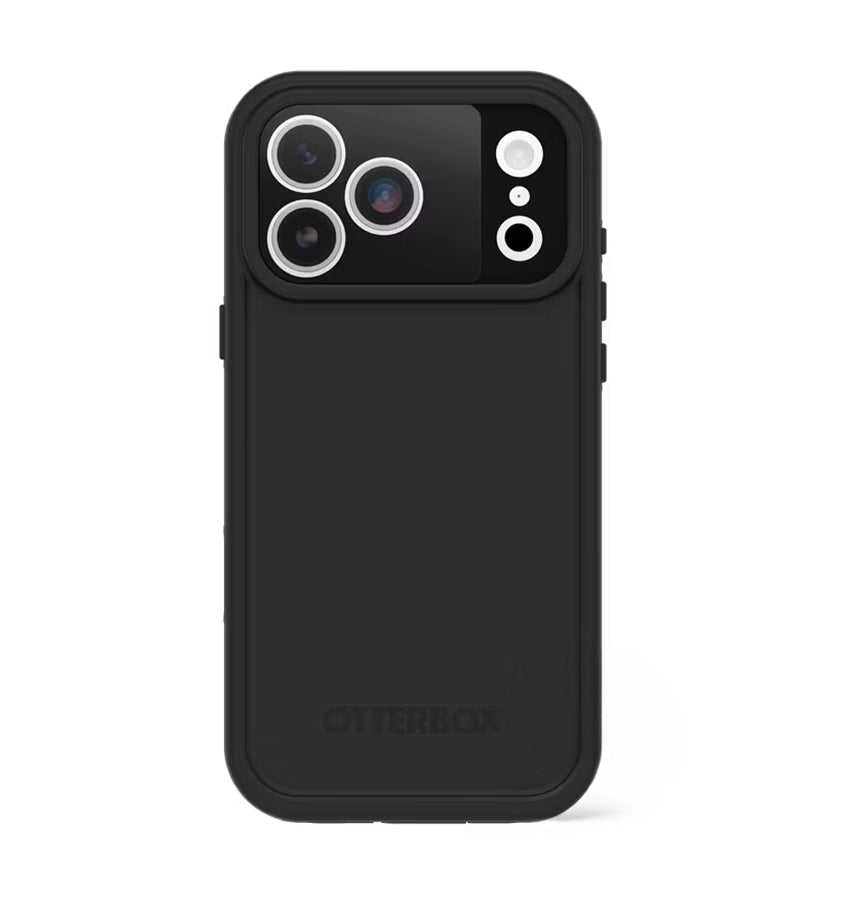 iPhone 17 Pro Max Case – Black |  OtterBox FRE Slim Durable Design, MagSafe Compatible, Shock Absorption image 0