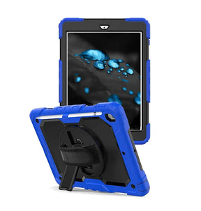 Apple iPad 10.2 Case - Blue | Survivor Generic Rugged Case with Hand Strap, Shockproof & Scratch - Resistant Protective Cover image 0