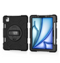 Appe iPad Air 13' (2024/25) Case – Black | Survivor Generic Rugged Case with Hand Strap, Shockproof & Scratch - Resistant Protective Cover image 0