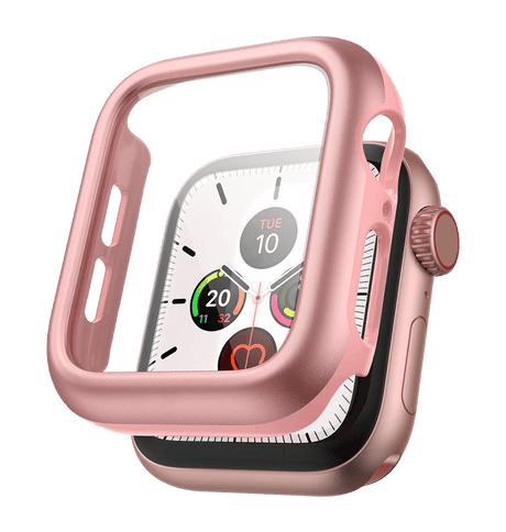 Apple Watch Glass Matte Case(40mm) – Rose Gold | 360° Protection, Scratch-Resistant, Perfect Fit Design image 0