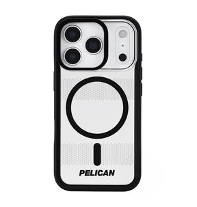 iPhone 17 Pro Case – Clear/Black | Pelican Protector MagSafe Cover with Stand, Strong Grip & Built-In Kickstand image 0