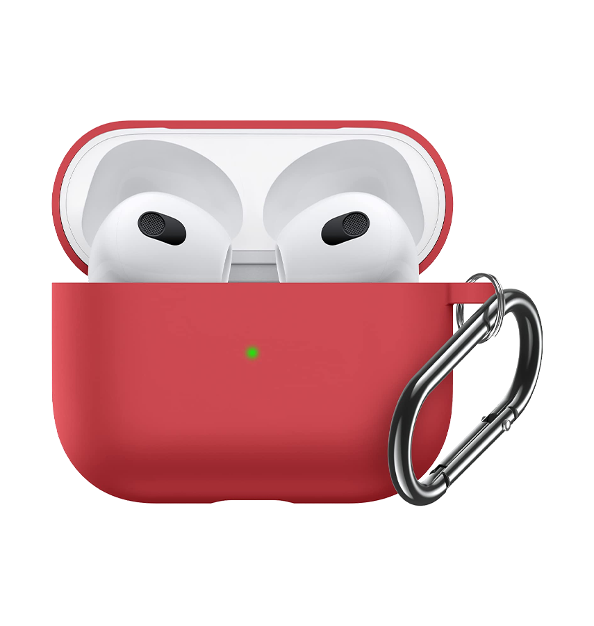 AirPods 3 Silicone Protective Case - Red image 0
