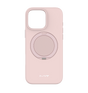 iPhone 16 Pro Max MVR Liquid Silicone Stand Case - Pink | Soft - Touch, Adjustable Kickstand image 0