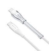 MVR 60W Nylon Braided Charging Cable - White | USB C 1.2m Multi Fast Charging Cable With Kickstand image 2