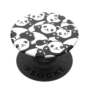 PopSockets PopGrip Phone Holder - Pandamonium | Cute Panda Design, Secure Grip & Durable Adhesive image 0