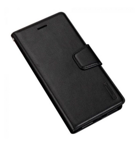 Samsung Galaxy A05s Hanman Diary Wallet Flip Case - Black | Shockproof Protective Back Cover image 0