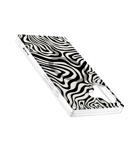 iPhone 17 BoxedIn Case – Mono Swirl | MVR  Marbleised Swirl Design, Modular Customization, Wireless Charging Friendly image 2