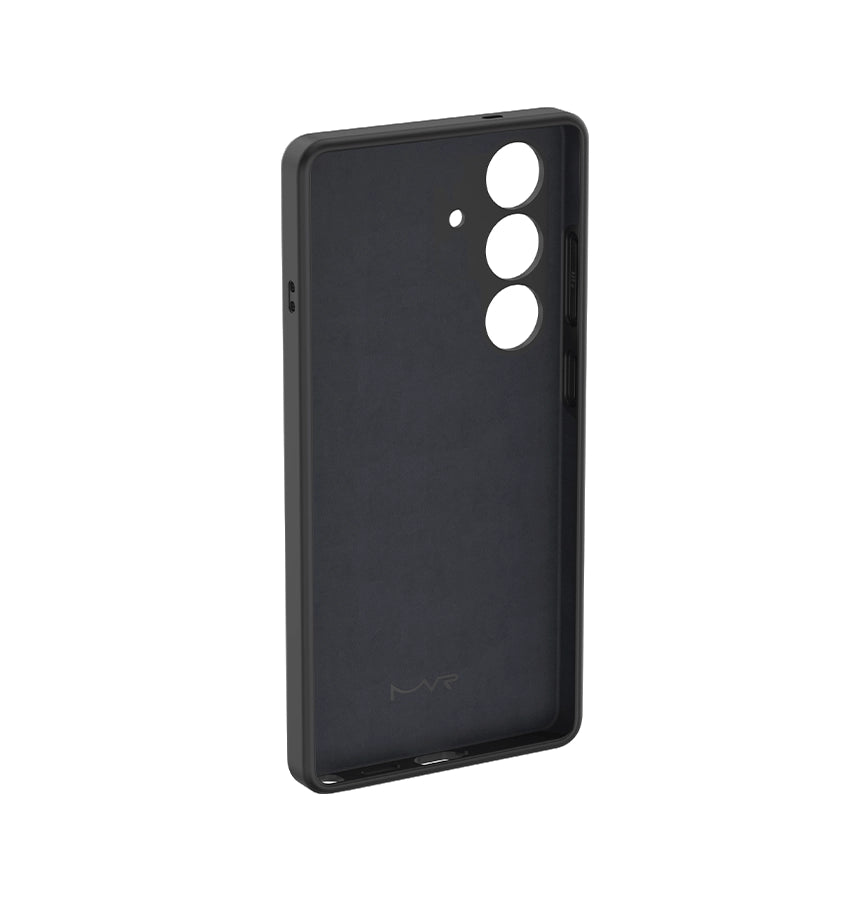 Samsung S25 Plus Liquid Silicone Case - Black | MVR Soft-Touch Slim Protective Cover with Shock Absorption image 2