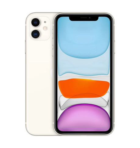 iPhone 11 – White| Apple Refurbished Series, 128GB Storage, 1-Year Warranty Included image 0