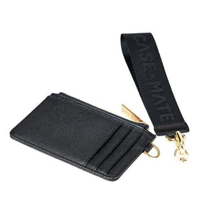 Universal Wallet Phone Strap - Black | Hands - Free Crossbody Lanyard with Card Pockets & Adjustable Strap image 0