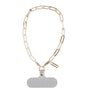 Case-Mate Chunky Chain Phone Wristlet – Universal Gold | Stylish & Durable Accessory for iPhone & Other Smartphones image 0