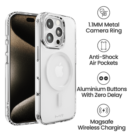 iPhone 16 Pro MVR Impact IMD Case - Silver | MagSafe Compatible Protective Cover image 4