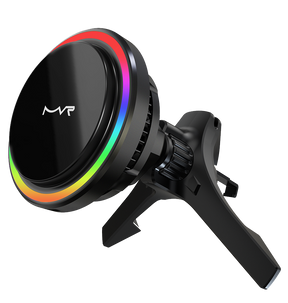 MVR T1 MagSafe Car Charger Holder - Black | 15W Fast Charge Wireless Phone Holder image 0