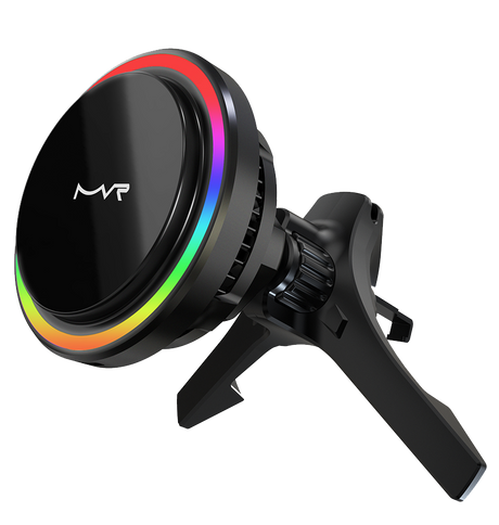 MVR T1 MagSafe Car Charger Holder - Black | 15W Fast Charge Wireless Phone Holder image 0