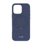 iPhone 16 Pro Max MVR Wave Silicone Case - Navy | Built In Adjustable Kickstand Back Cover image 0