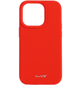 iPhone 15 MVR Liquid Silicone Case - Red | Soft Touch Protective Cover image 0