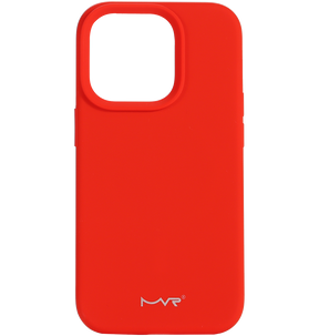 iPhone 15 MVR Liquid Silicone Case - Red | Soft Touch Protective Cover image 0