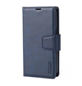 iPhone 17 Air  Leather Case – Navy | Hanman Magnetic Detachable Wallet Design, MagSafe Compatible image 0