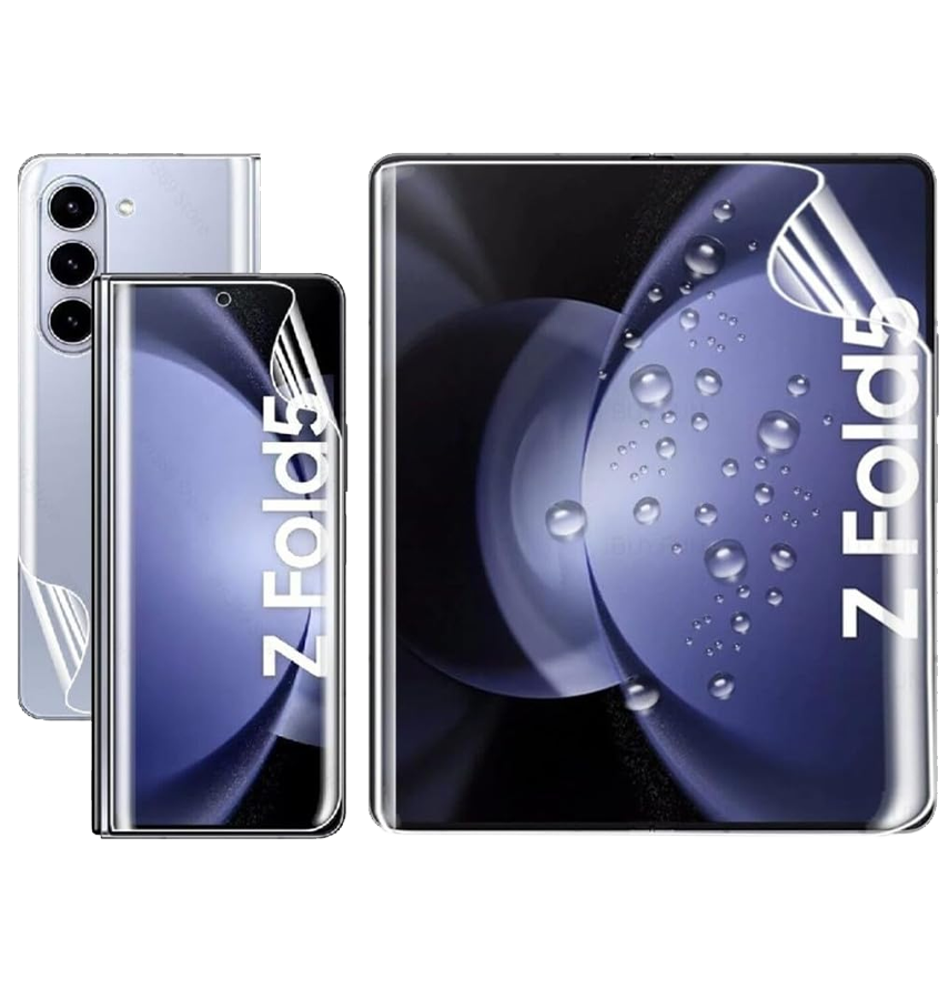 Samsung Galaxy Z Fold 5 Membrane (Front + Back) - Clear | Scratch-Resistant, Perfect Fit Design image 0