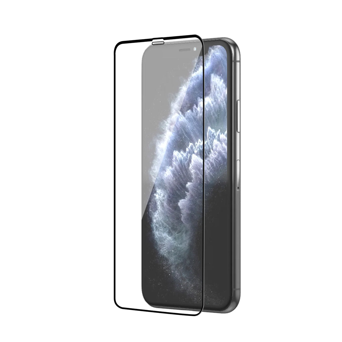 iPhone X/XS/11 Pro Tempered Glass - Clear/Black | Full Glue, Edge-to-Edge Screen Protector