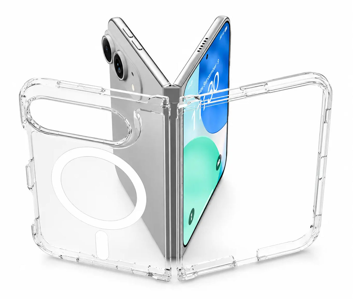 iPhone 18 Duo Hard Cover Case - Clear | 1.5mm Protective Case, MagSafe Compatible