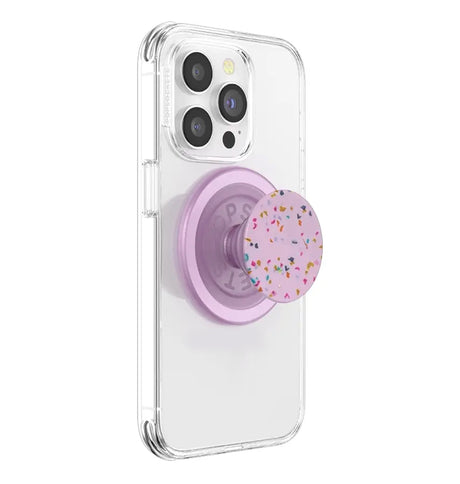 PopSockets PopGrip Phone Holder - Popout-Circus Regring Sugar Plum| with Expanding Kickstand, Adhesive Grip